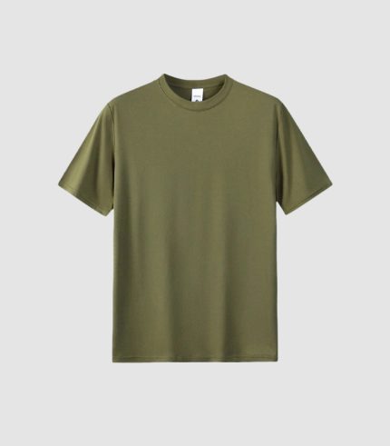 Regular Fit Crew Neck T-Shirt - olive