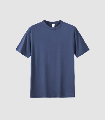 Regular Fit Crew Neck T-Shirt - Deep Blue